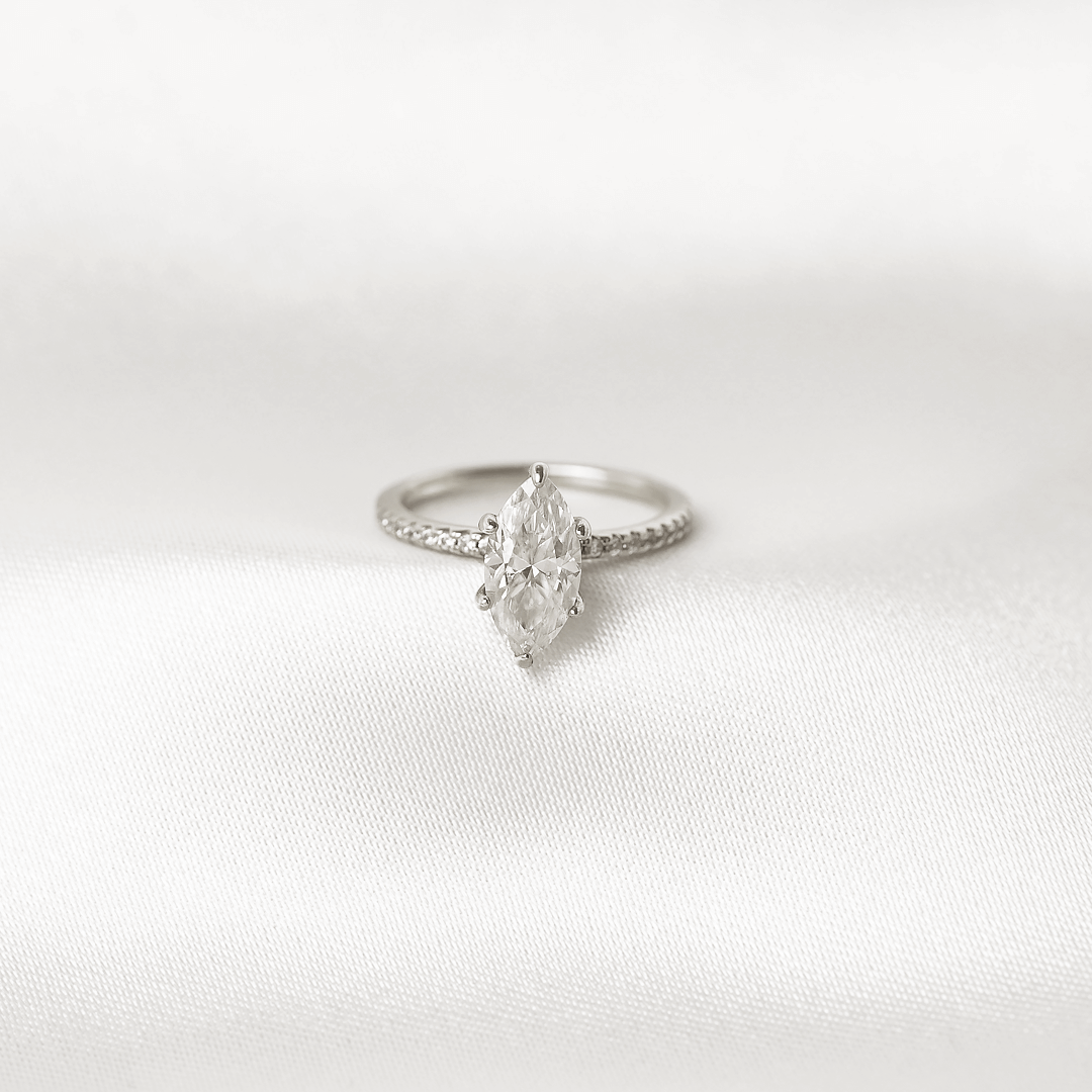 Marquise Pavé Ring