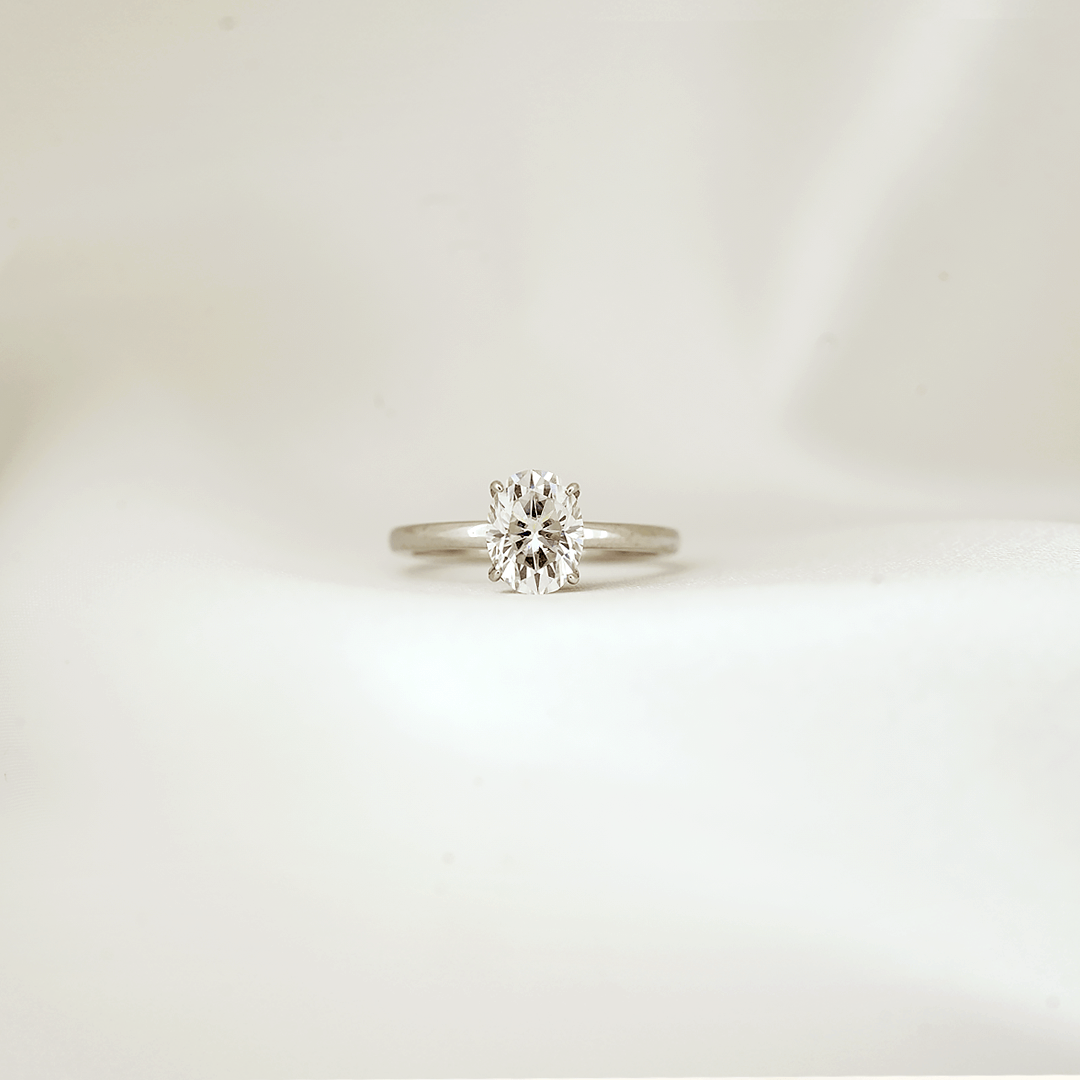Oval Cut Solitaire Ring