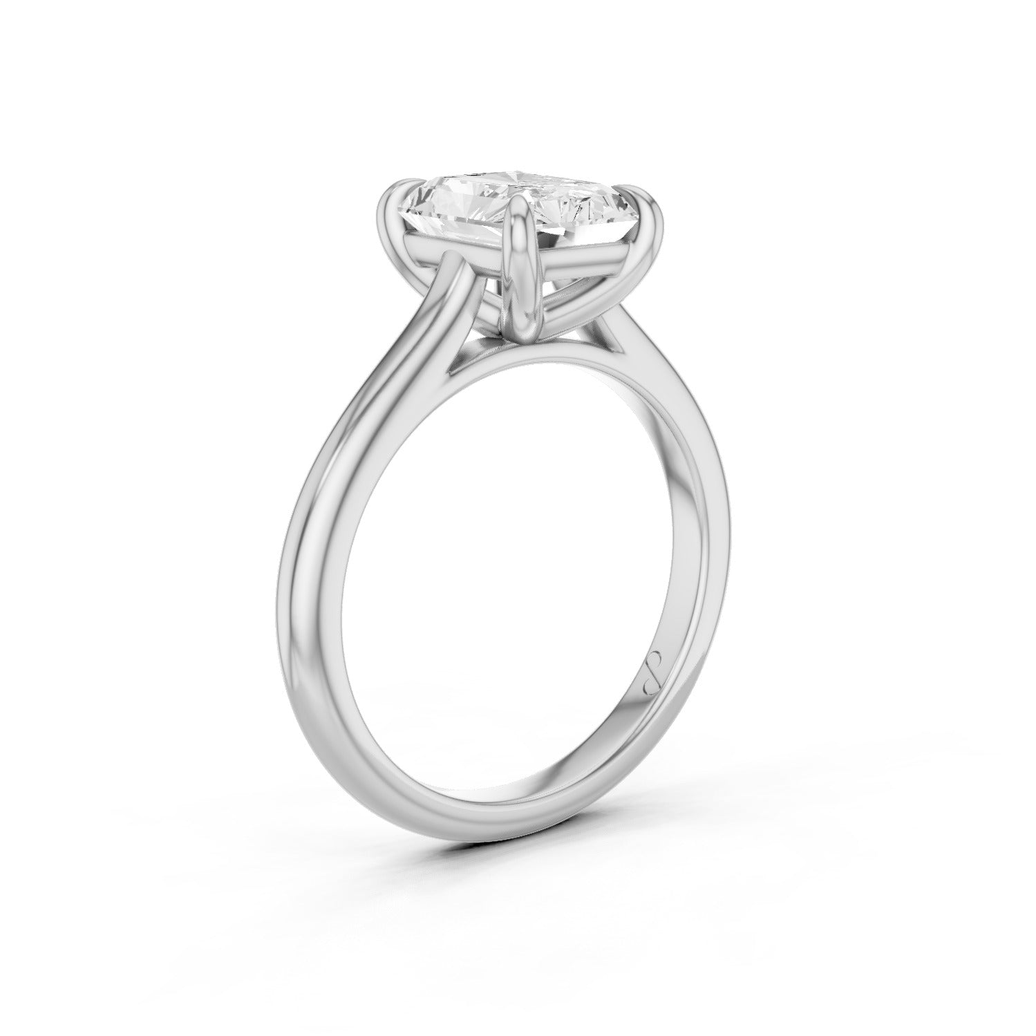 Cathedral Solitaire (Diamond) | 10k White Gold