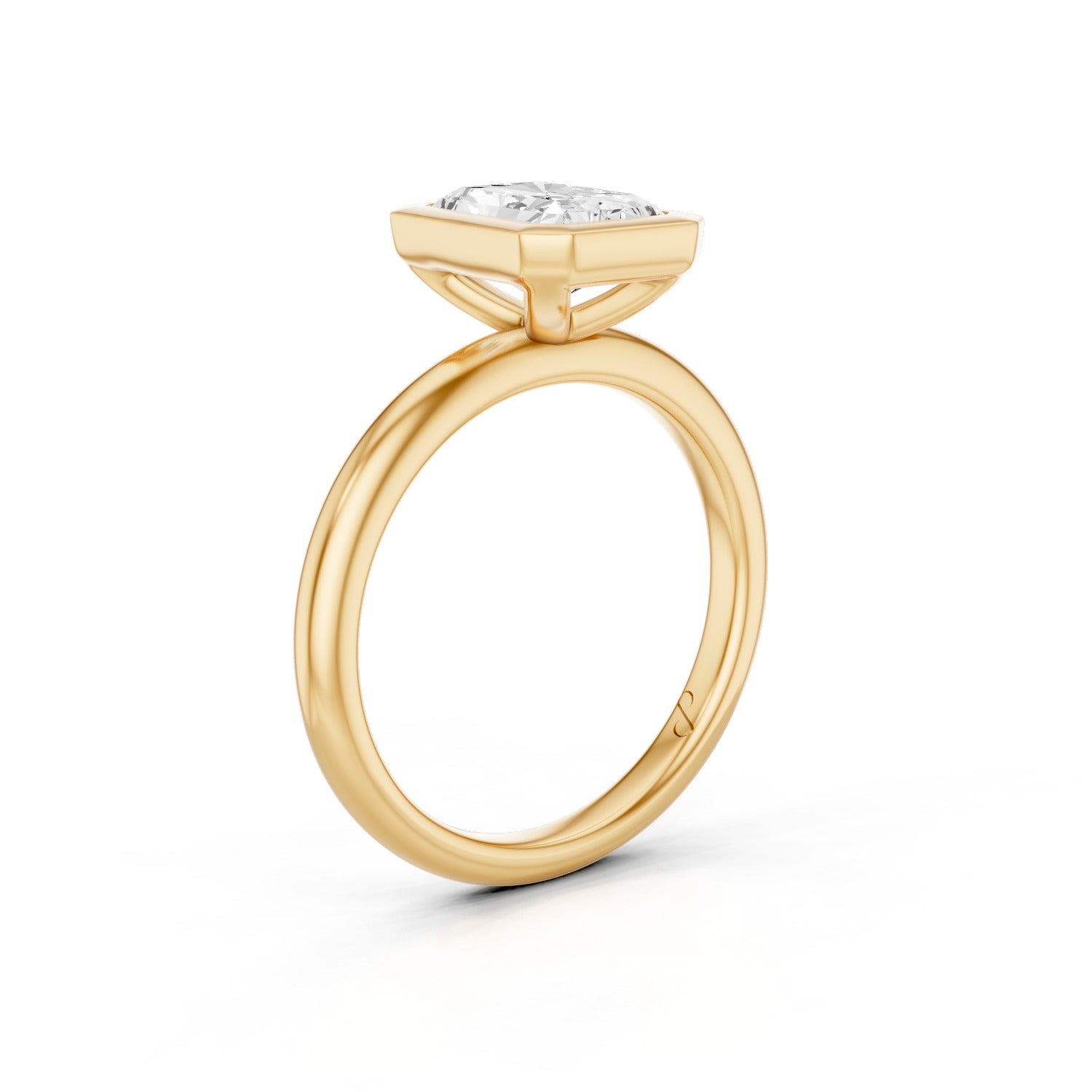 Bezel Solitaire (Moissanite)