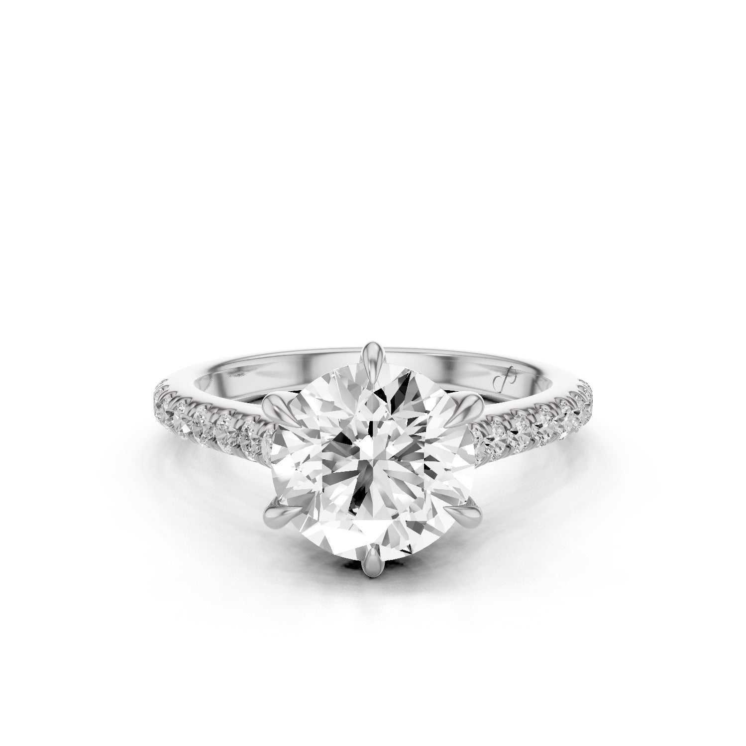 Cathedral Pavé (Moissanite)
