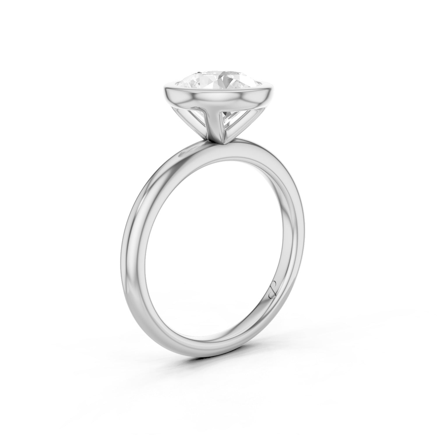 Bezel Solitaire (Moissanite)