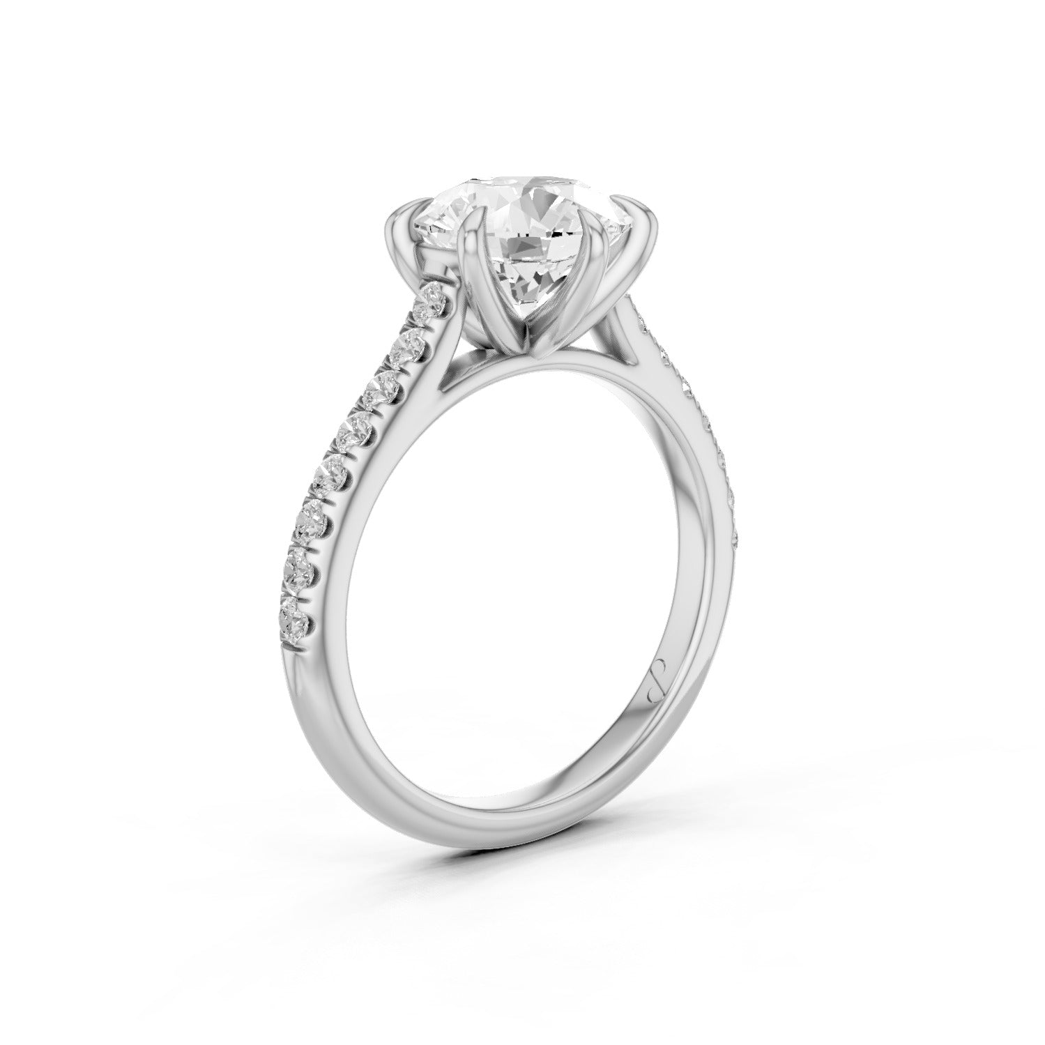 Cathedral Pavé (Moissanite)