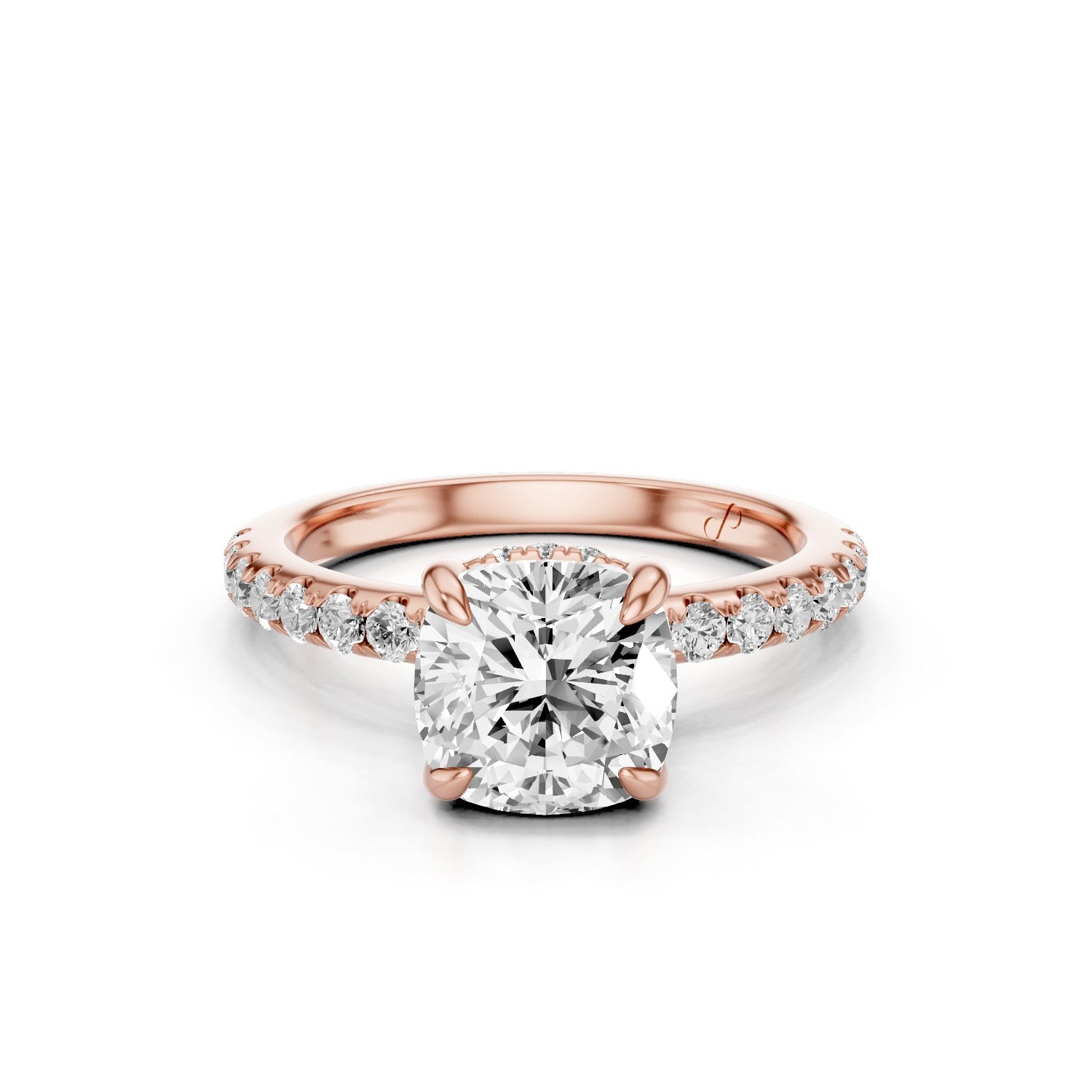 Hidden Halo Pavé (Moissanite)
