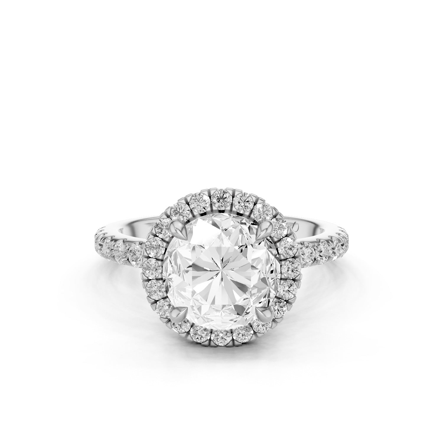 Halo Pavé (Moissanite)