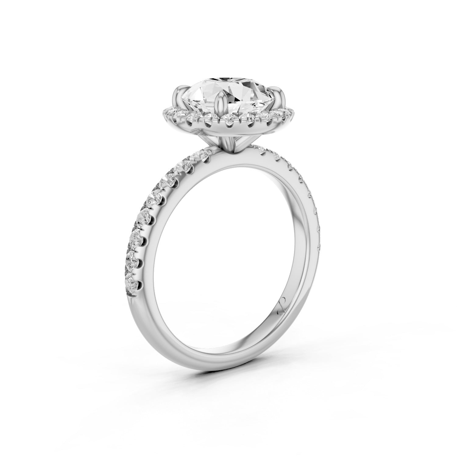 Halo Pavé (Moissanite)