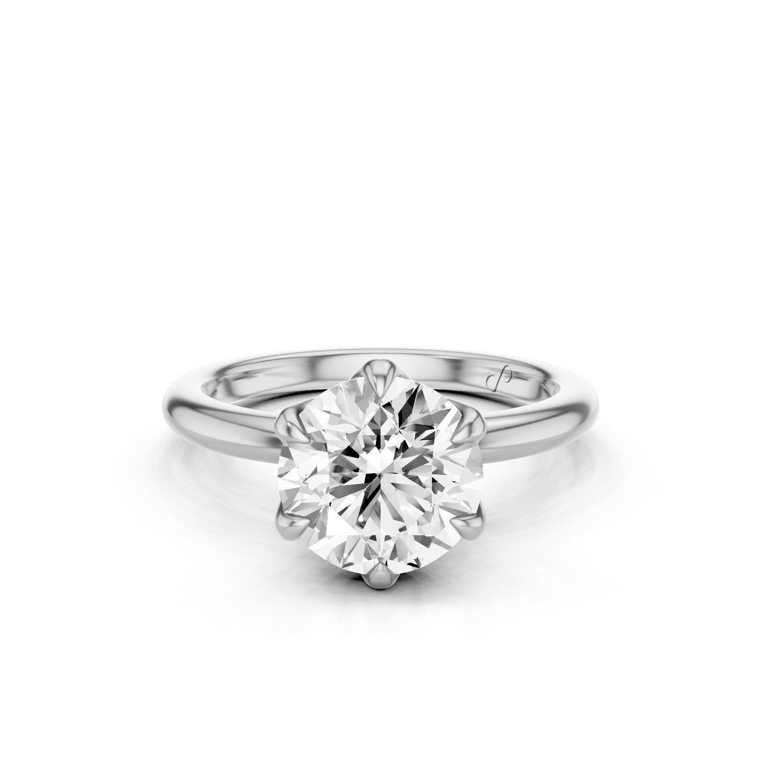 Petal Solitaire (Moissanite)