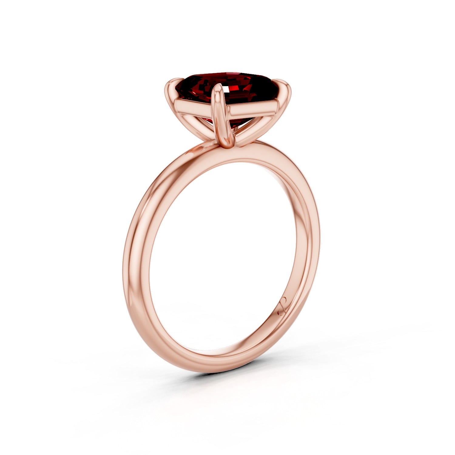 Classic Solitaire (Ruby) | 14k Rose Gold
