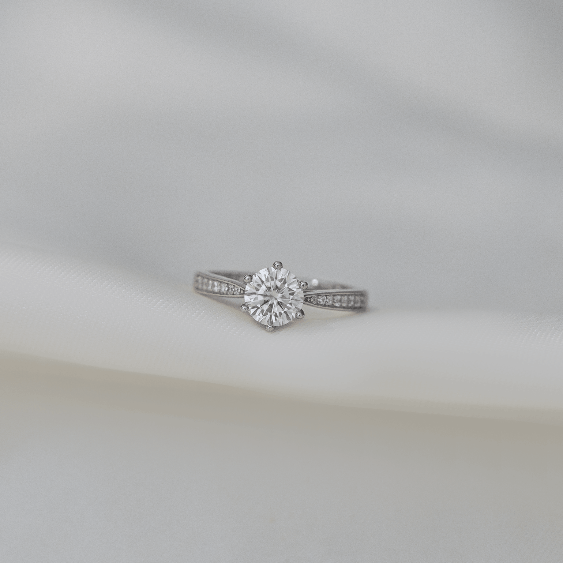 Aveline Cathedral Pavé Ring