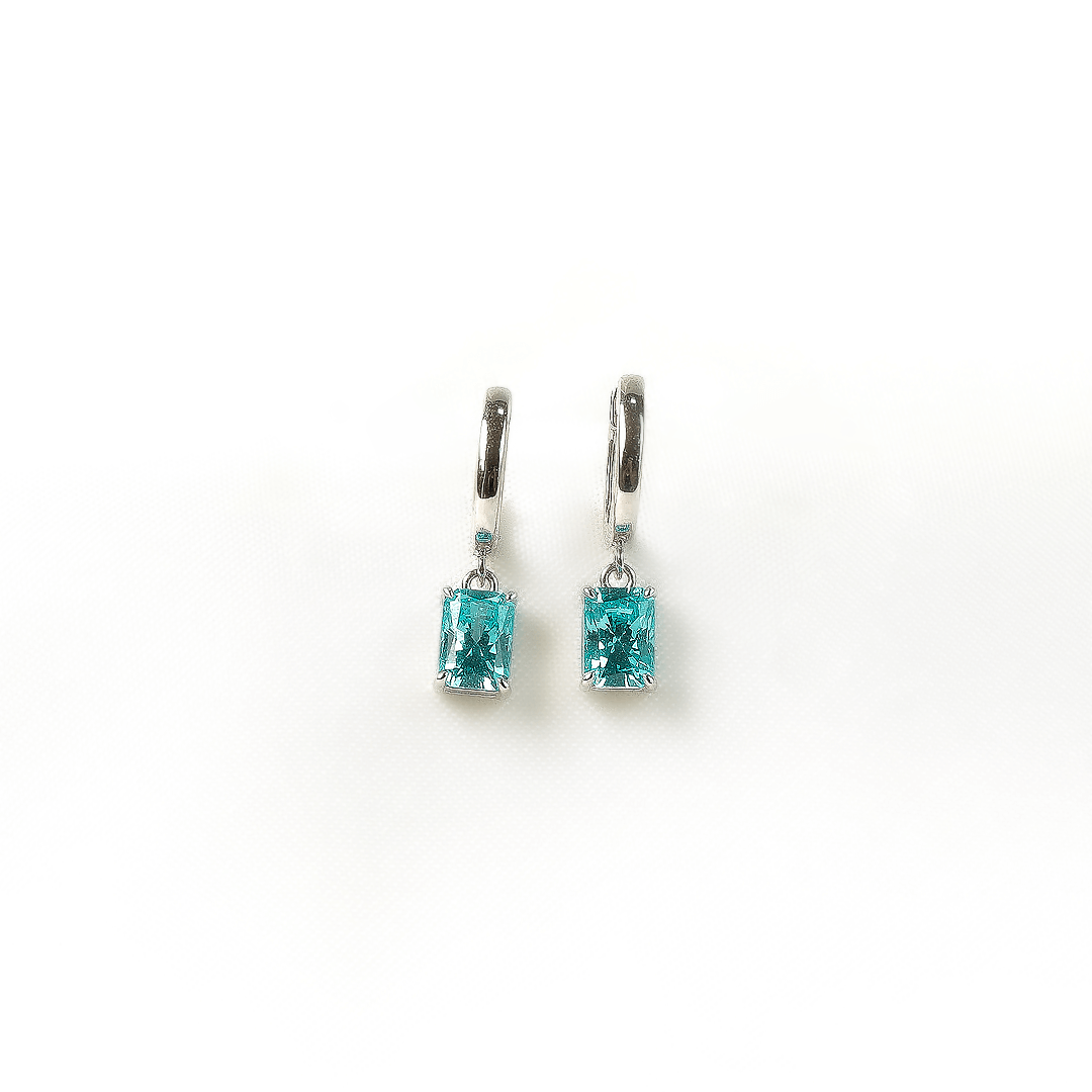 Elise Dangling Earrings (Paraiba)