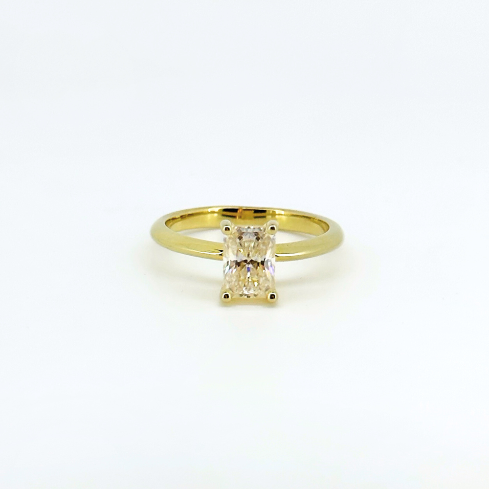 Radiant Solitaire Ring