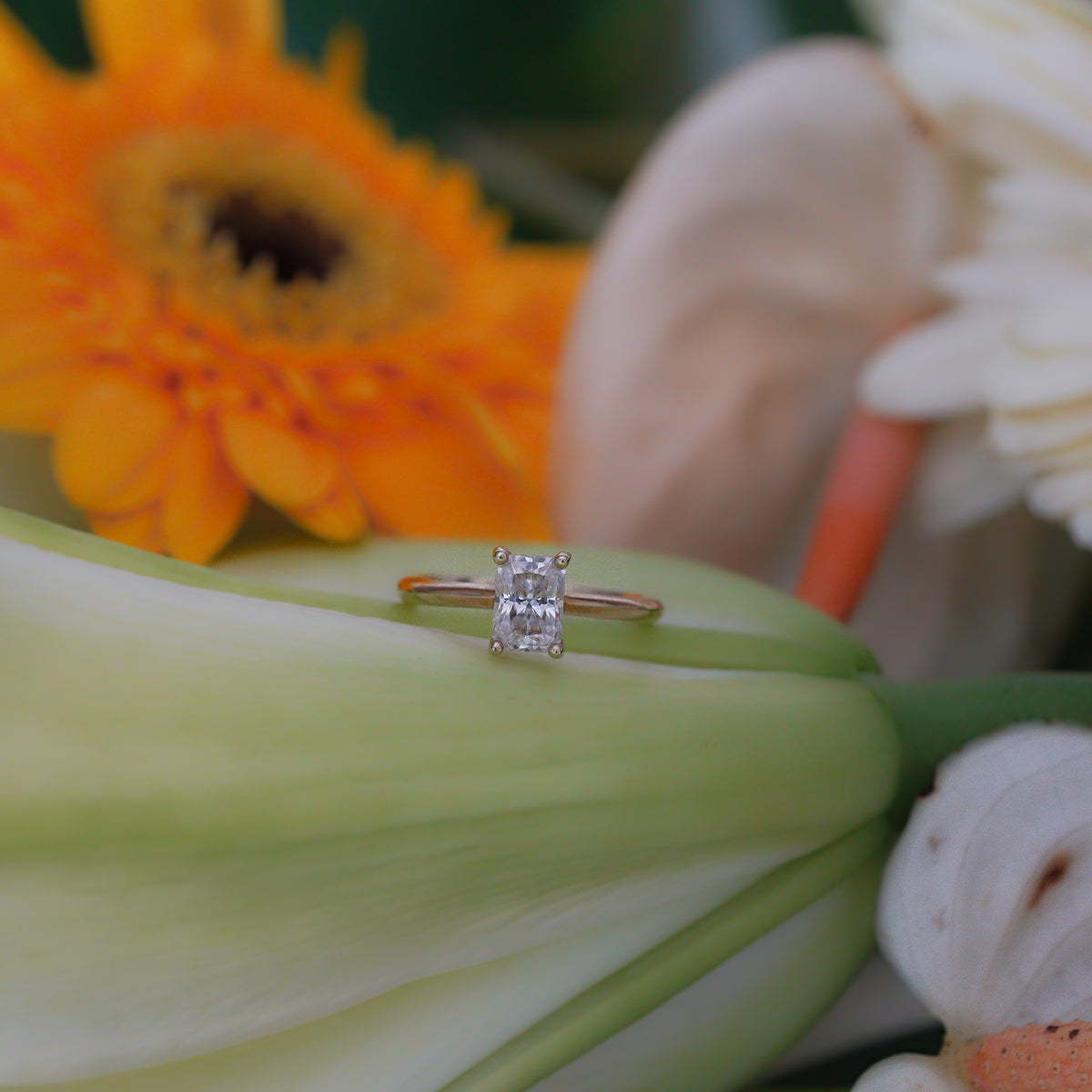 Radiant Solitaire Ring