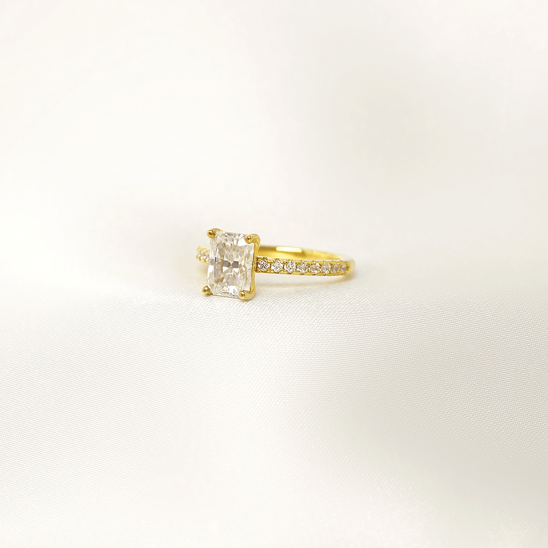 Radiant Pavé Ring