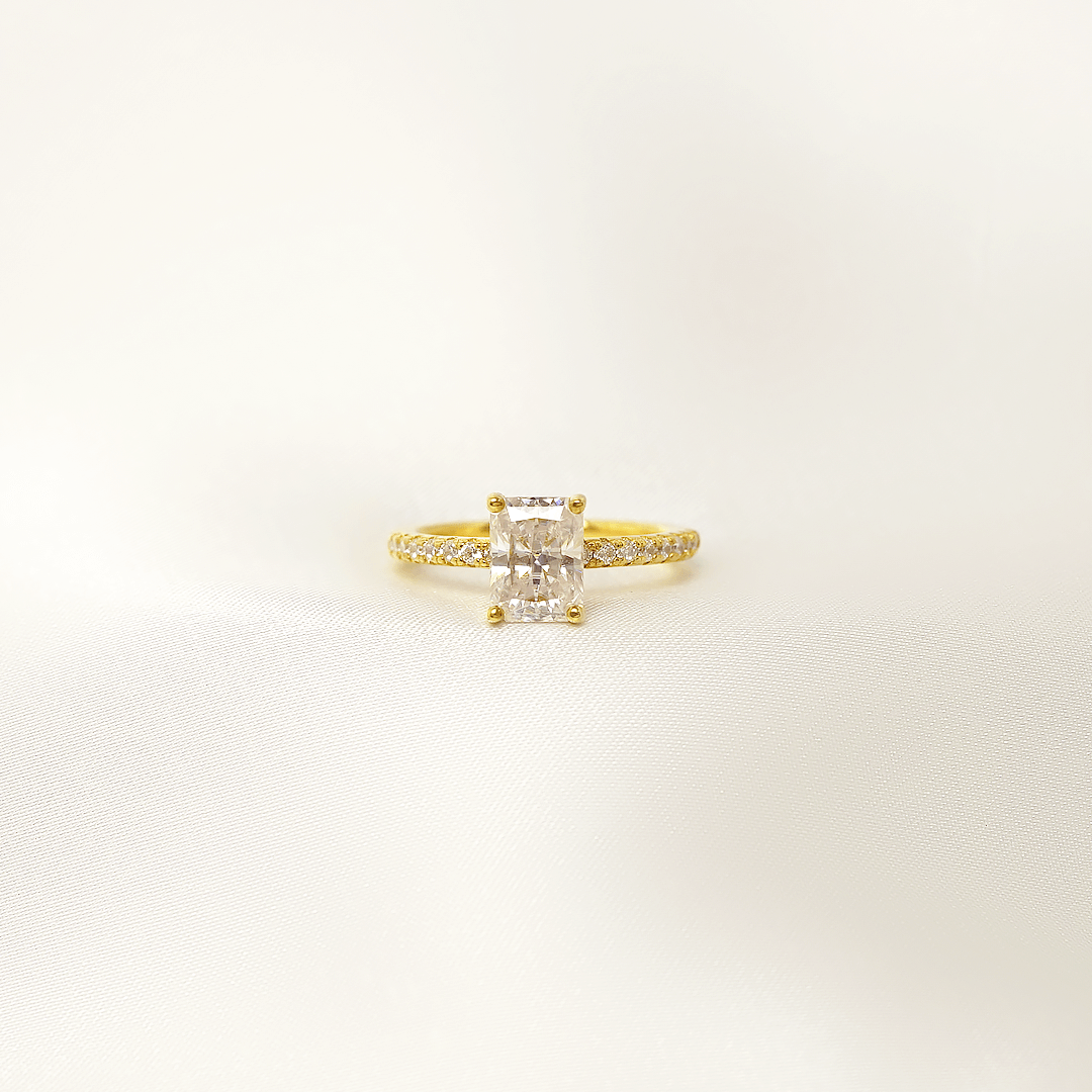 Radiant Pavé Ring