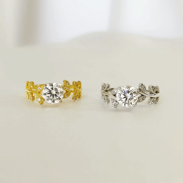 Round Leaf Ring