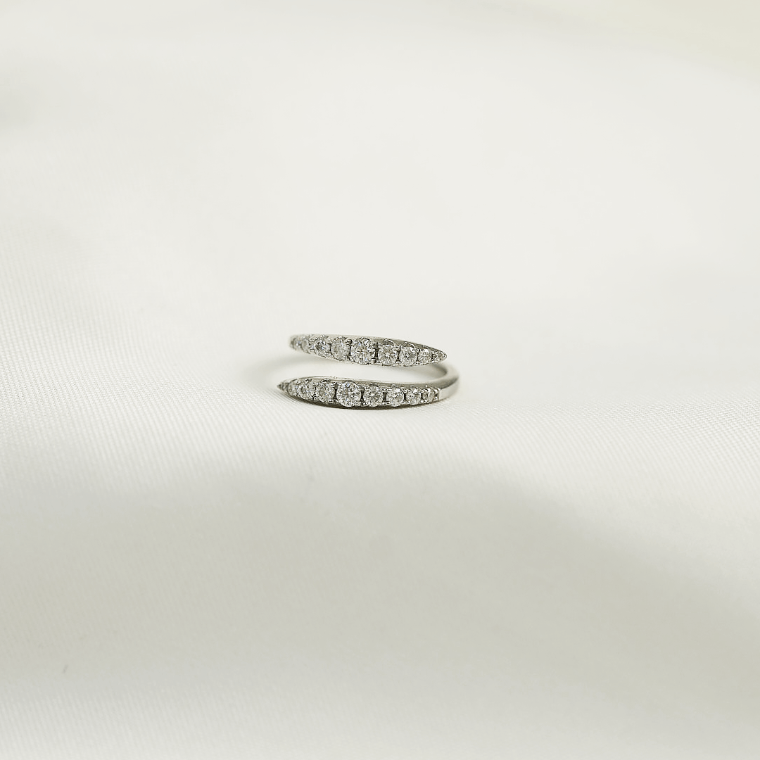 Serpens Double Row Ring