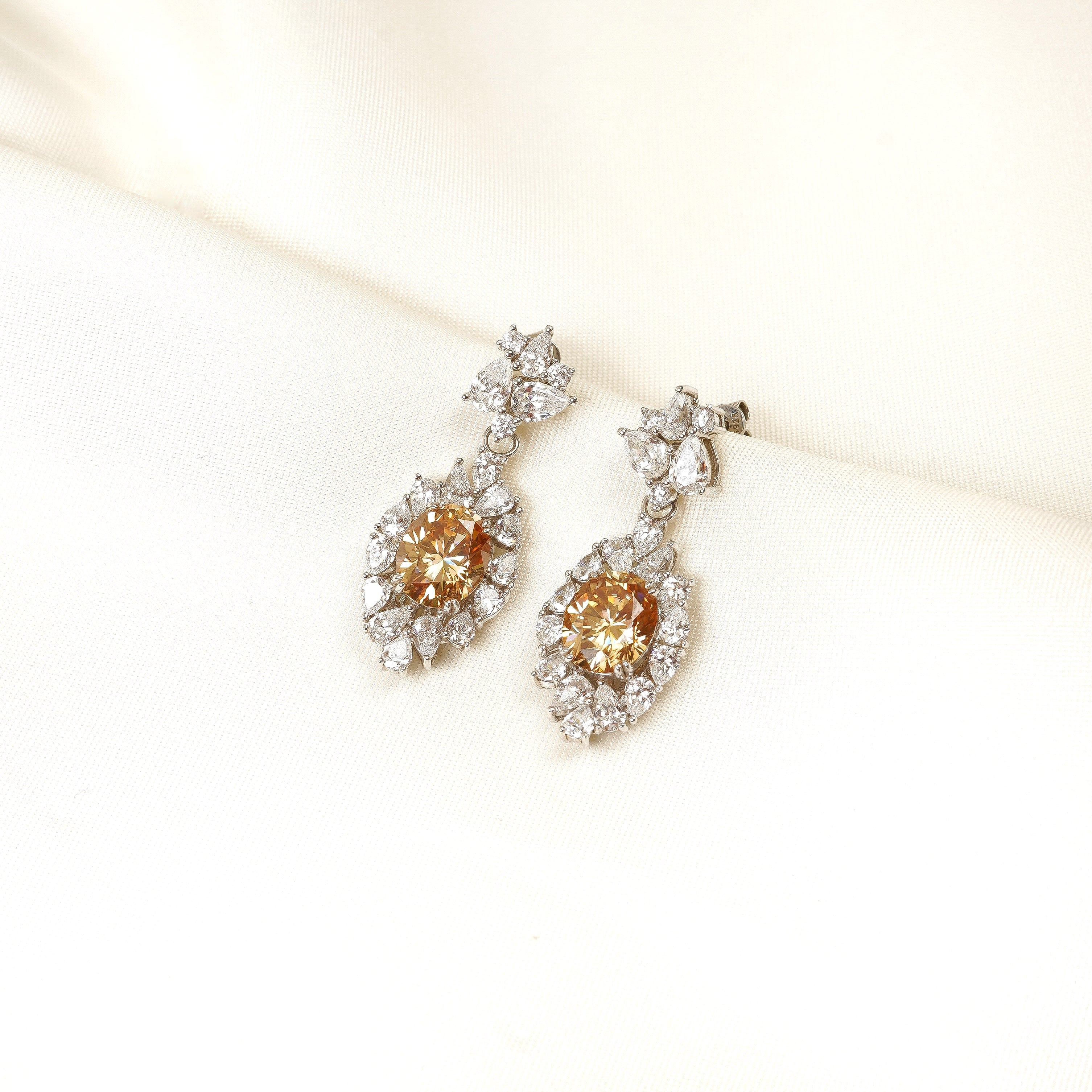 Amber Dangling Earrings (2-Ways)
