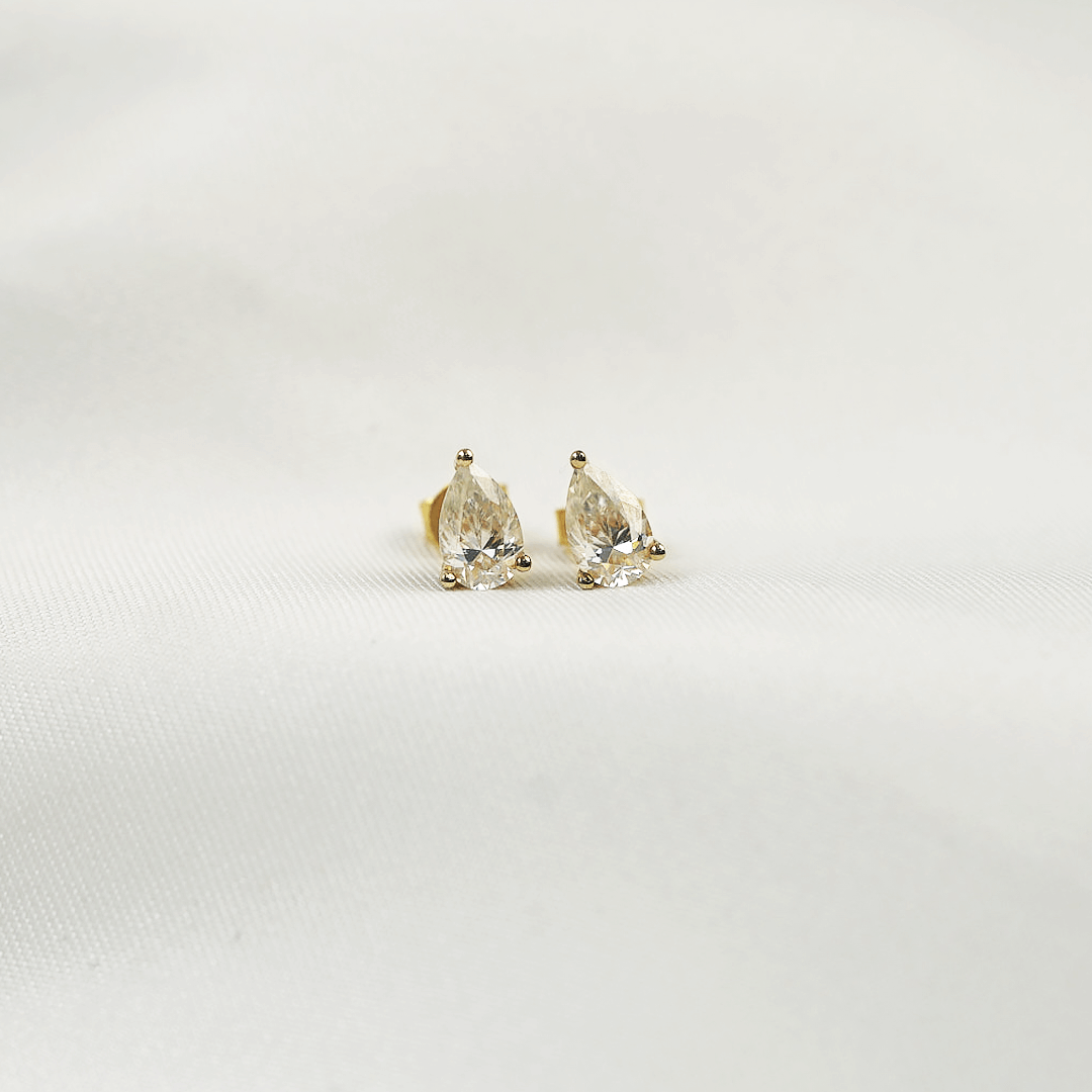 Talia Pear Stud Earrings