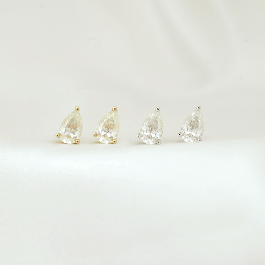 Talia Pear Stud Earrings