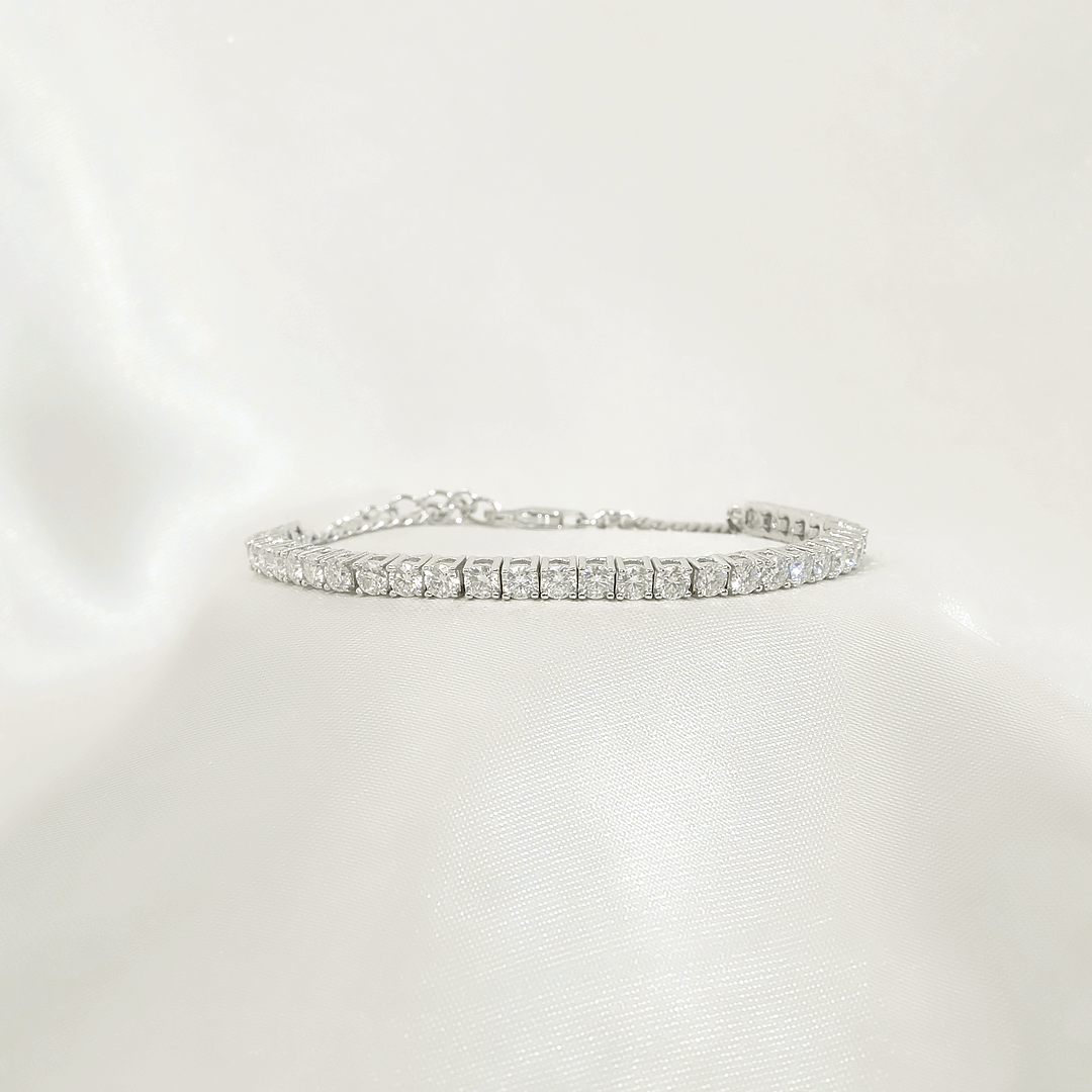 Diana Tennis Bracelet (Adjustable)