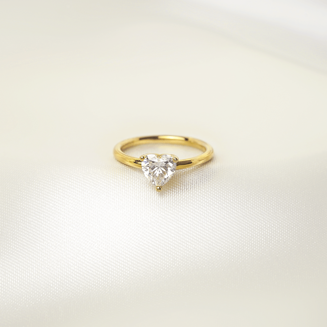 Valentina Heart Solitaire Ring