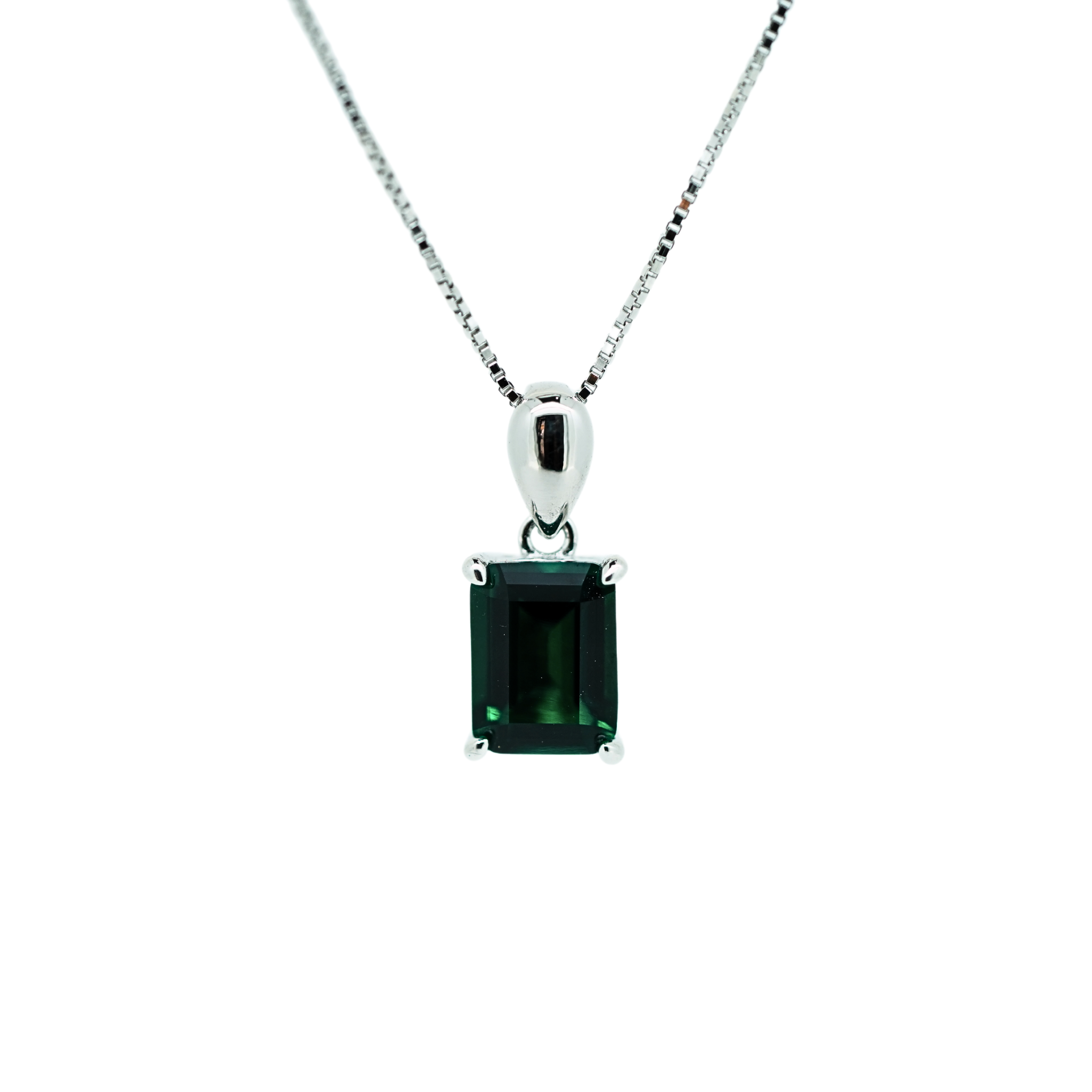 Lab Emerald Classic Necklace